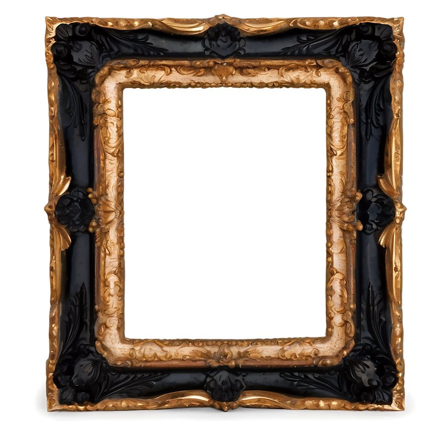 Classic Black Frame Png Pvx PNG image
