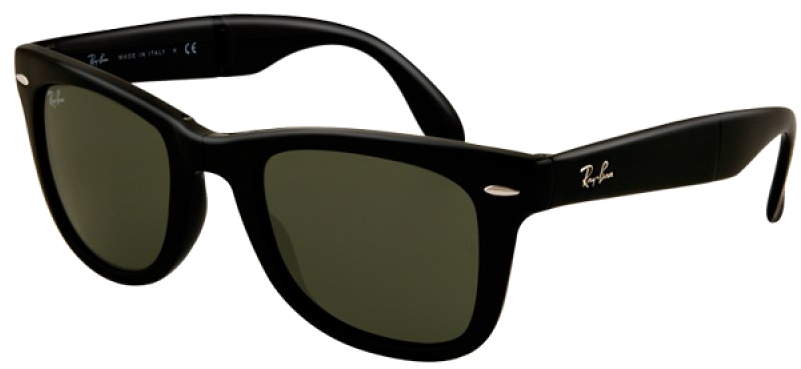 Classic Black Sunglasses Transparent Background PNG image