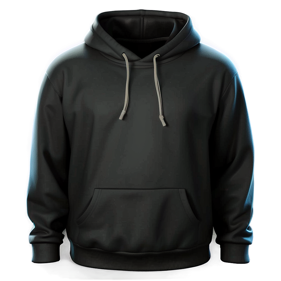 Classic Black Sweatshirt Png 06272024 PNG image