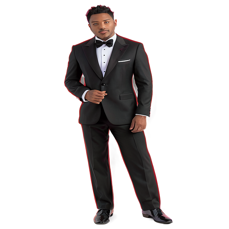 Classic Black Tuxedo Png Upo PNG image