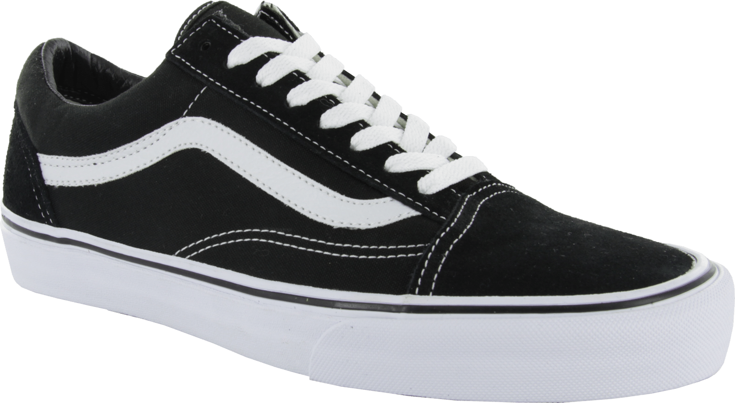 Classic Black Vans Sneaker PNG image