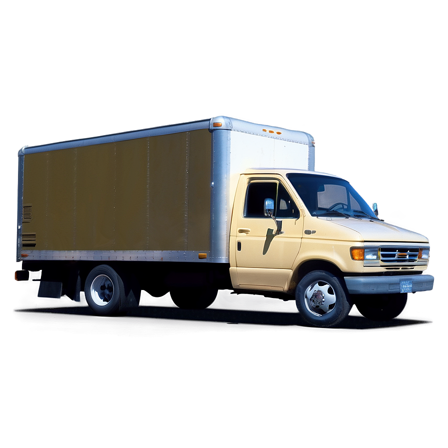 Classic Box Truck Drawing Png 06132024 PNG image