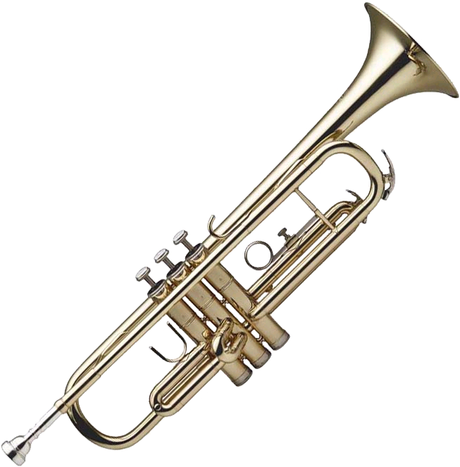Classic Brass Trumpet PNG image