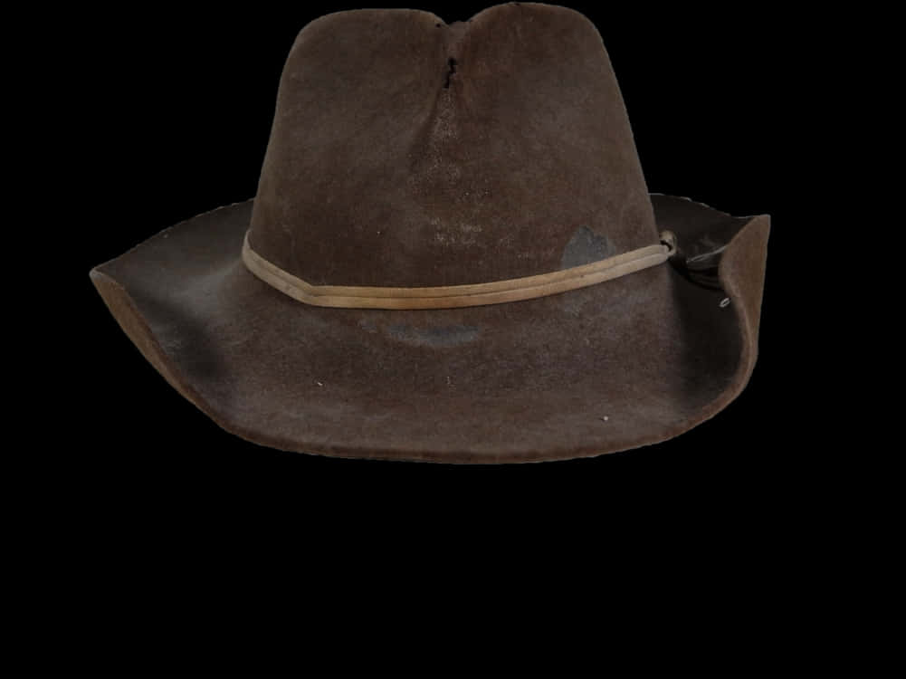 Classic Brown Cowboy Hat PNG image
