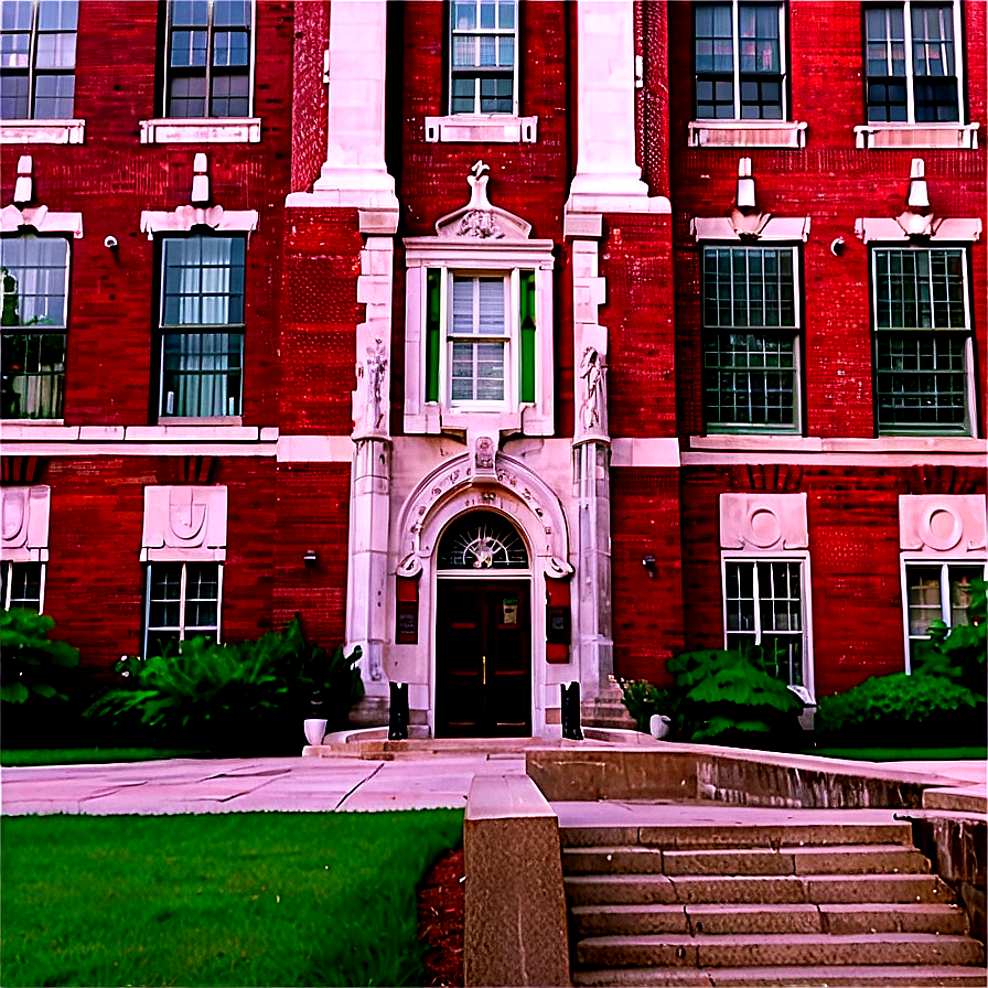 Classic Brown University Building Png 40 PNG image