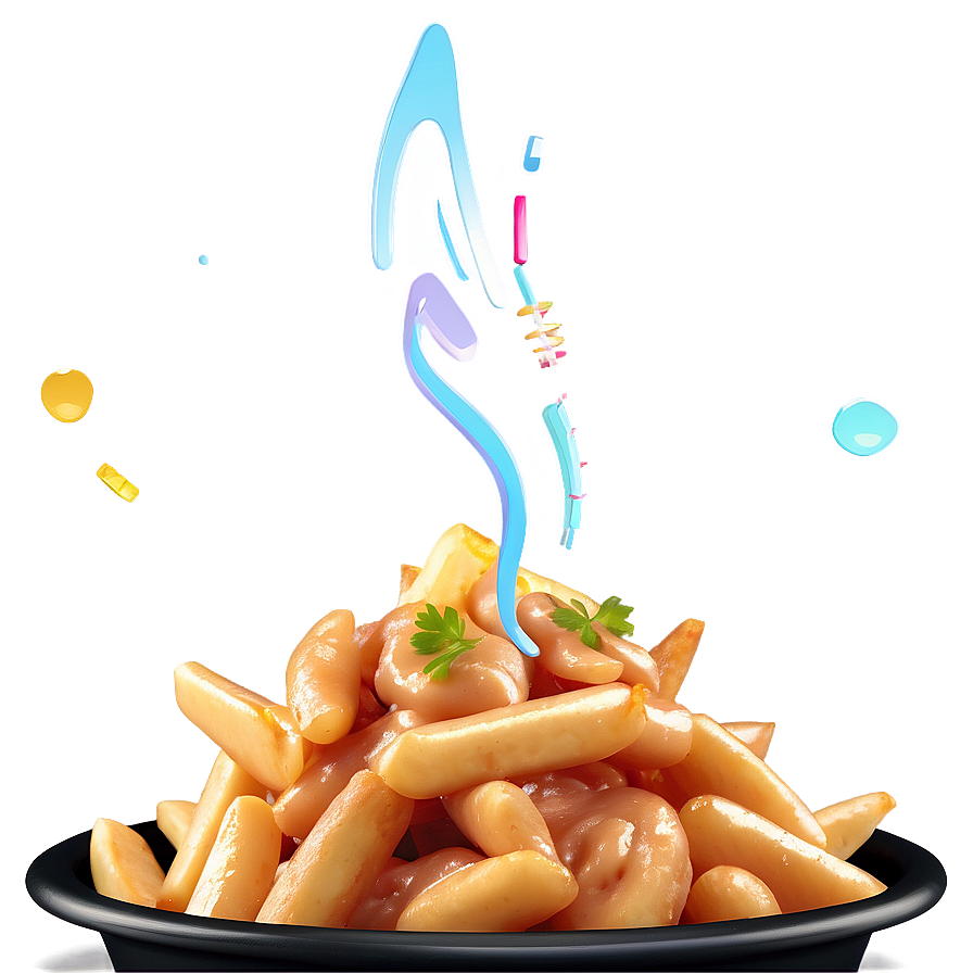 Classic Canadian Poutine Recipe Png Dhe PNG image