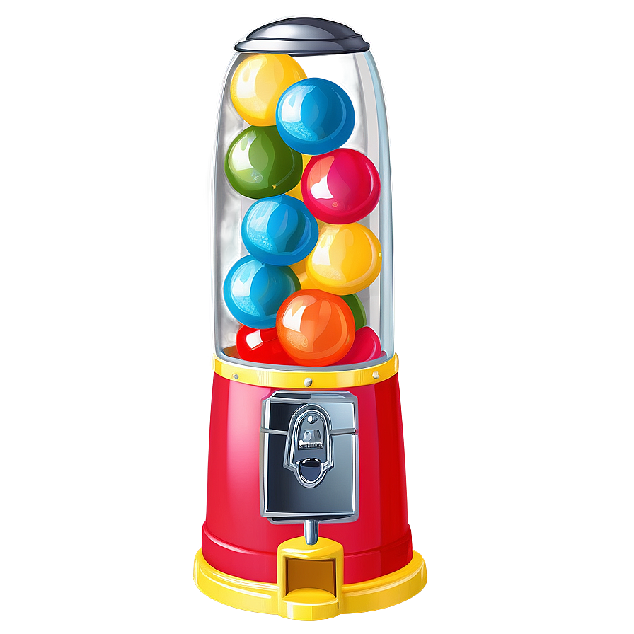 Classic Candy Gumball Machine Png Rkf32 PNG image