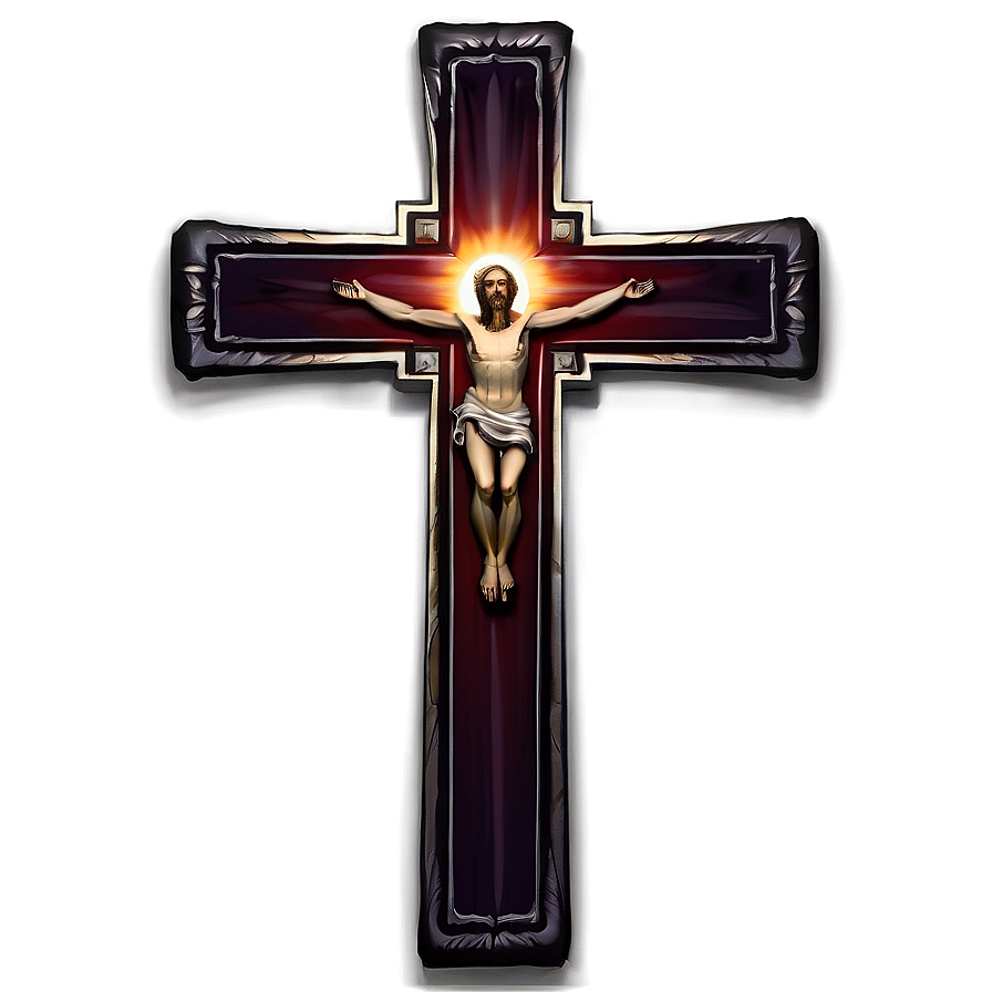 Classic Catholic Cross Profile Png 06122024 PNG image