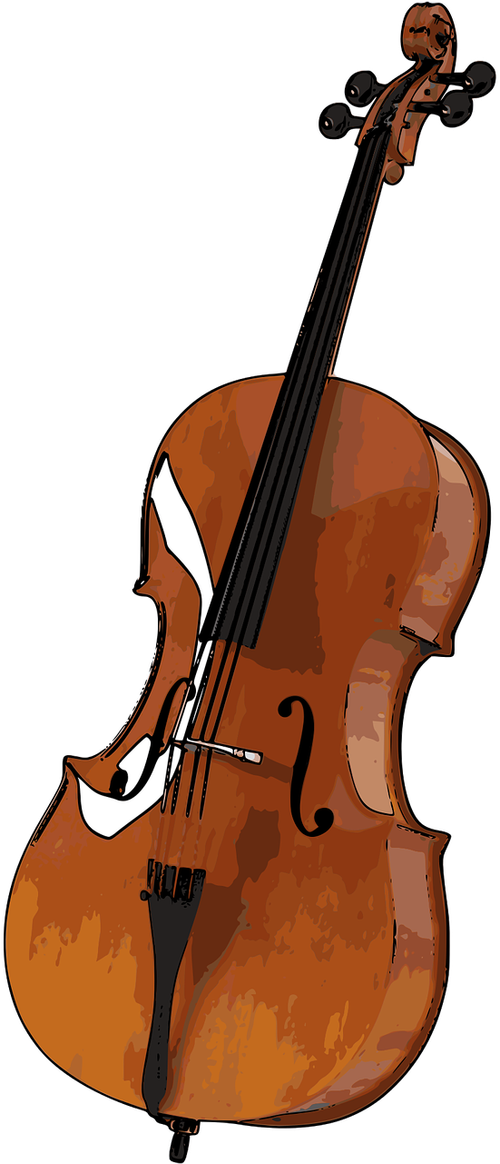 Classic Cello Illustration.png PNG image