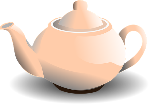 Classic Ceramic Teapot PNG image