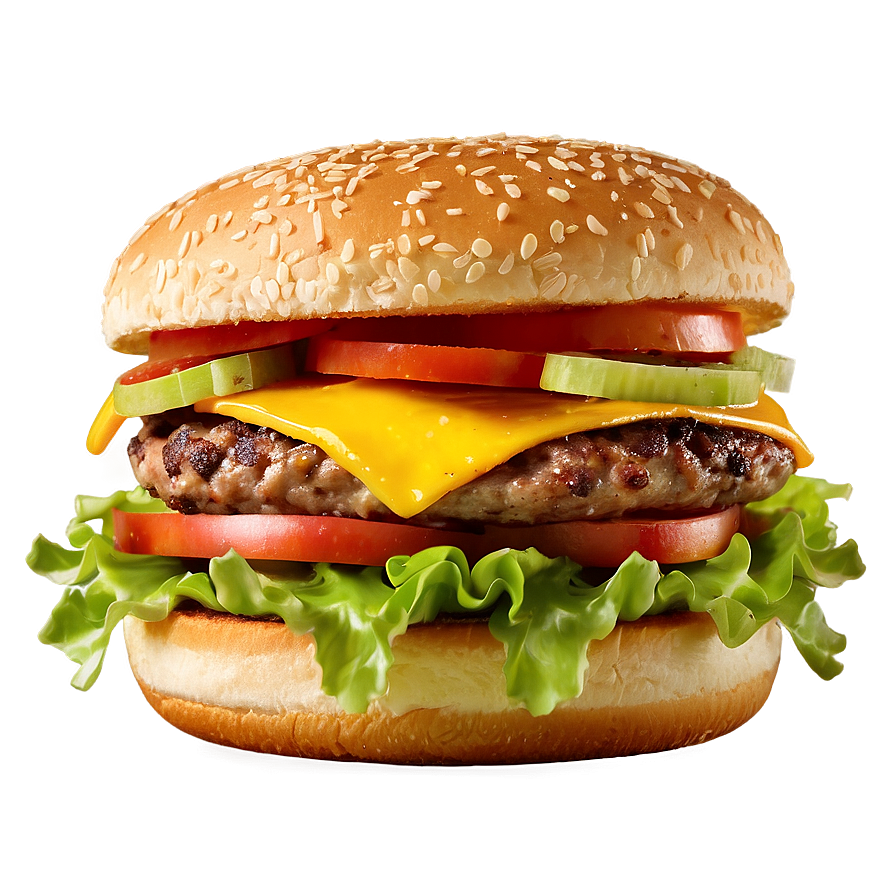 Classic Cheeseburger Png 12 PNG image