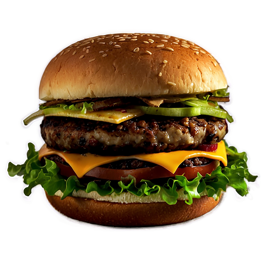 Classic Cheeseburger Png Qpa62 PNG image