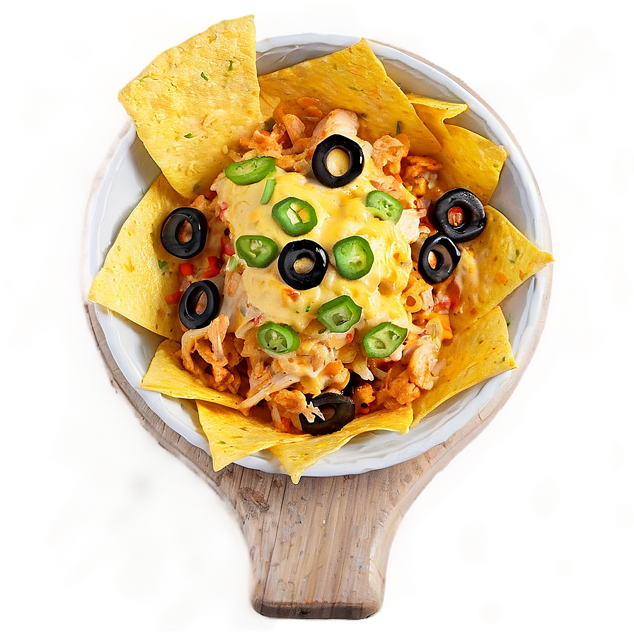 Classic Chicken Nachos Png 06122024 PNG image