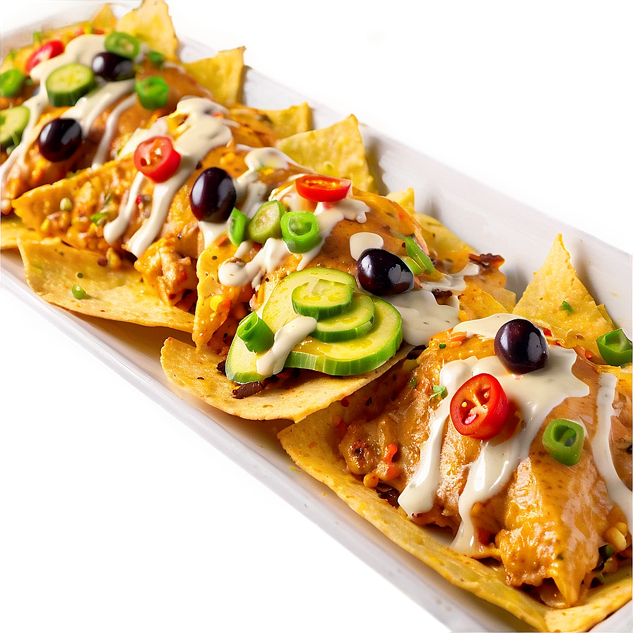 Classic Chicken Nachos Png Xwv PNG image