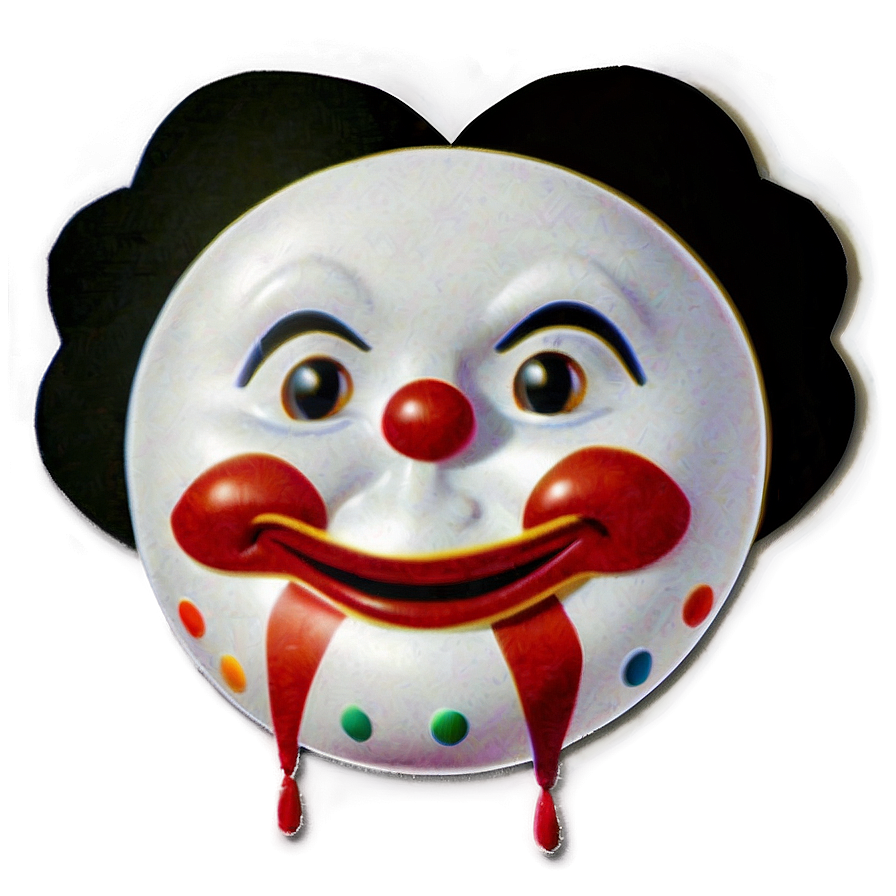 Classic Clown Emoji Png Pyh PNG image