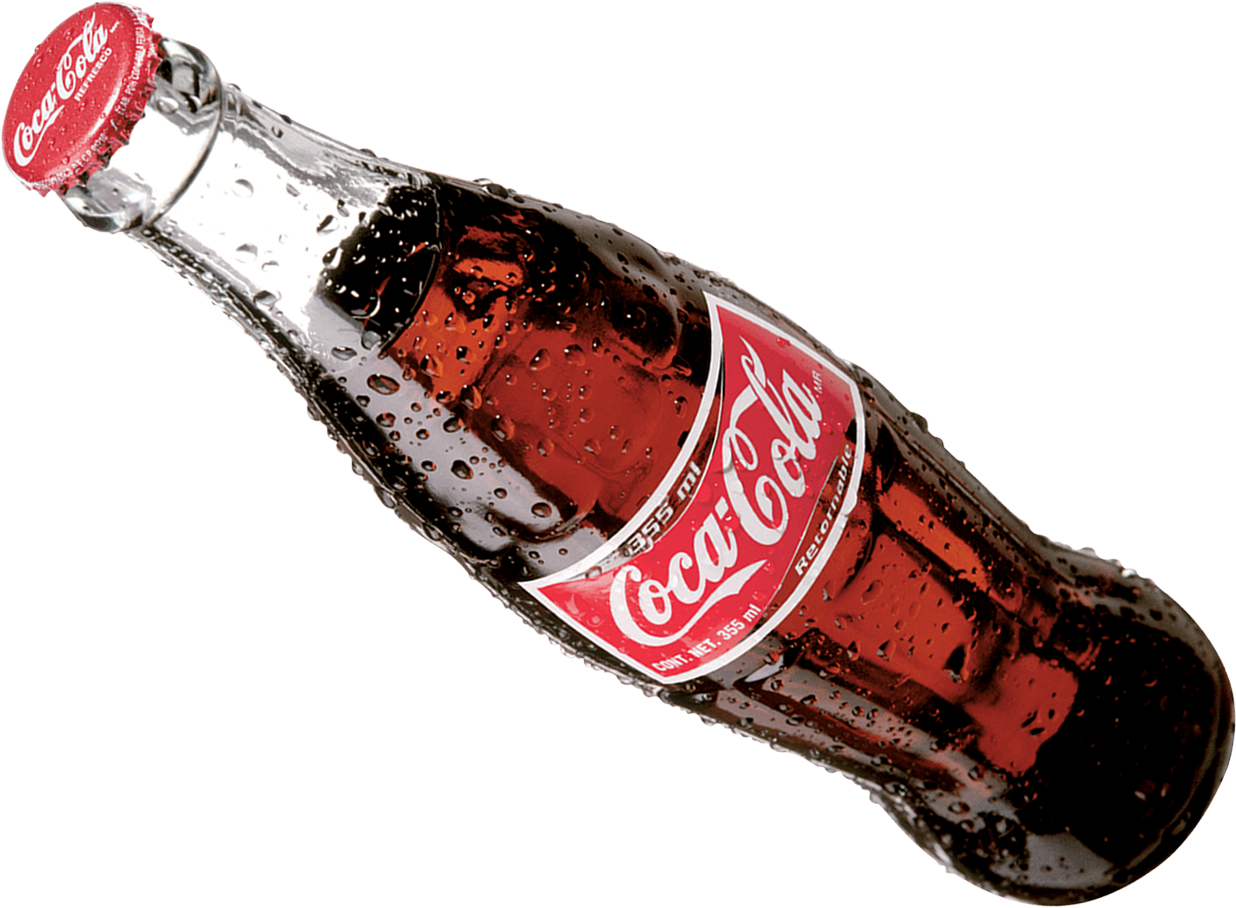 Classic Coca Cola Bottle PNG image