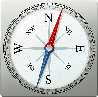 Classic Compass Design PNG image