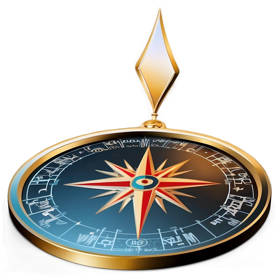 Classic Compass Rose Representation Png 27 PNG image