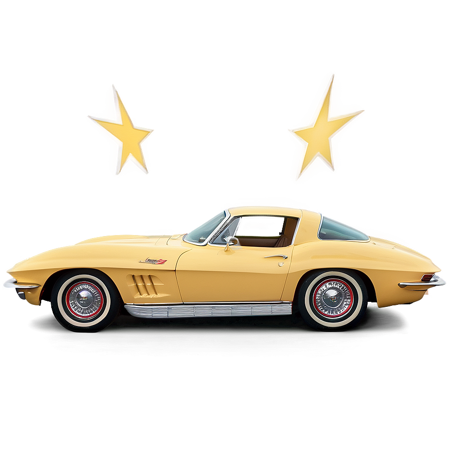 Classic Corvette Png 06252024 PNG image