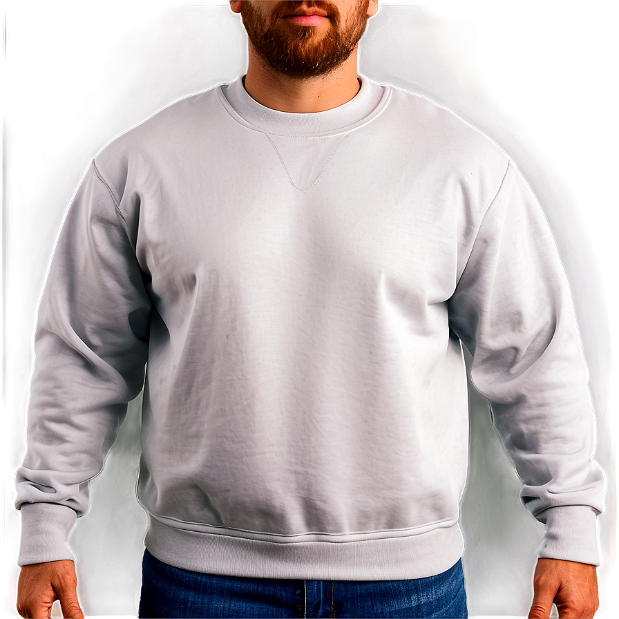 Classic Crewneck Sweatshirt Png 17 PNG image