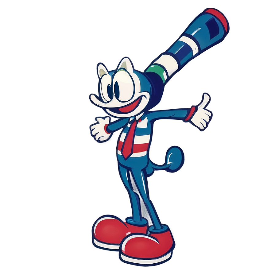 Classic Cuphead Pose Png Qog PNG image