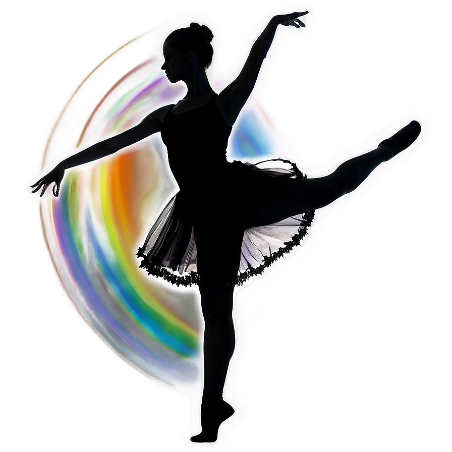 Classic Dancer Silhouette Png 05212024 PNG image