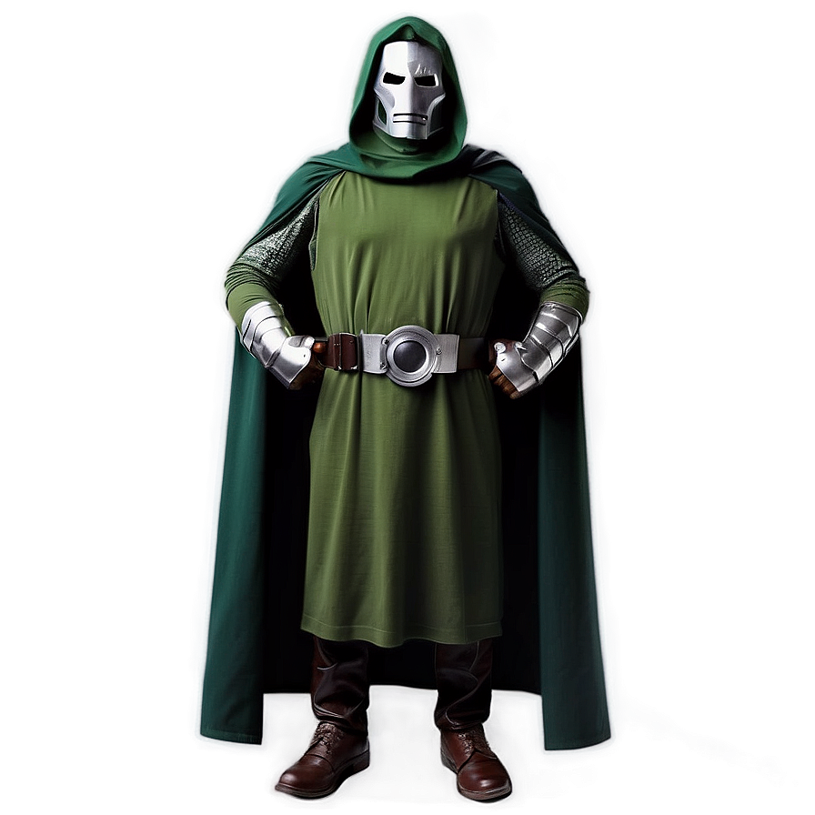 Classic Dr Doom Costume Png 06252024 PNG image