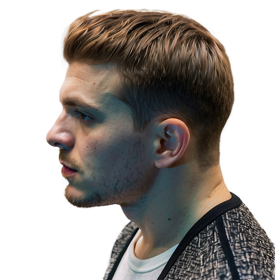 Classic Edgar Haircut Design Png Vuv PNG image