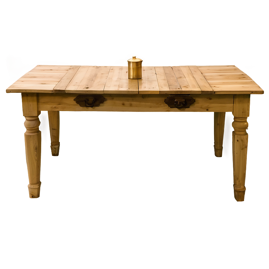 Classic Farmhouse Table Png Vfu PNG image