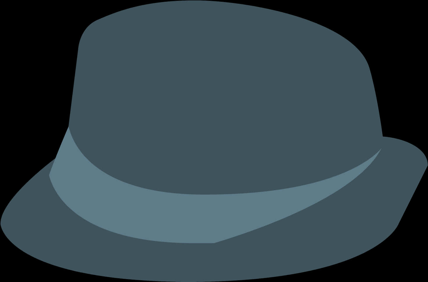 Classic Fedora Hat Vector PNG image
