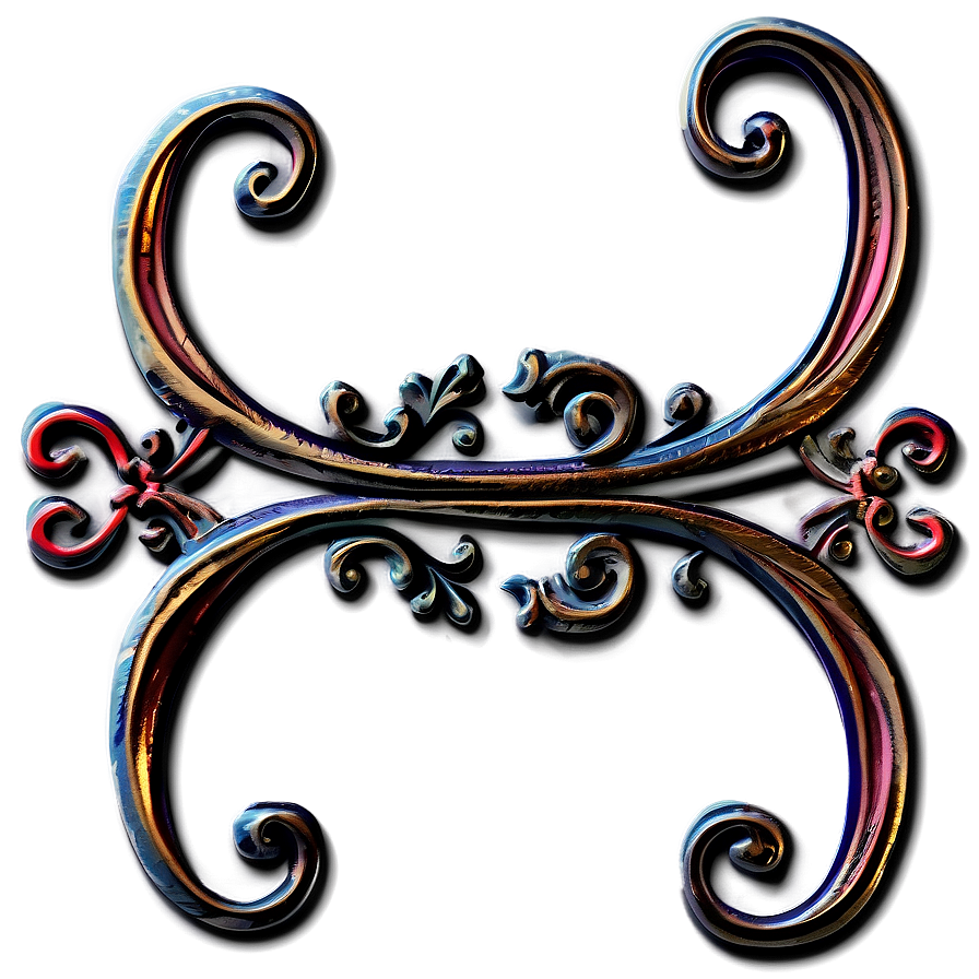 Classic Filigree Scrollwork Png Vkg PNG image