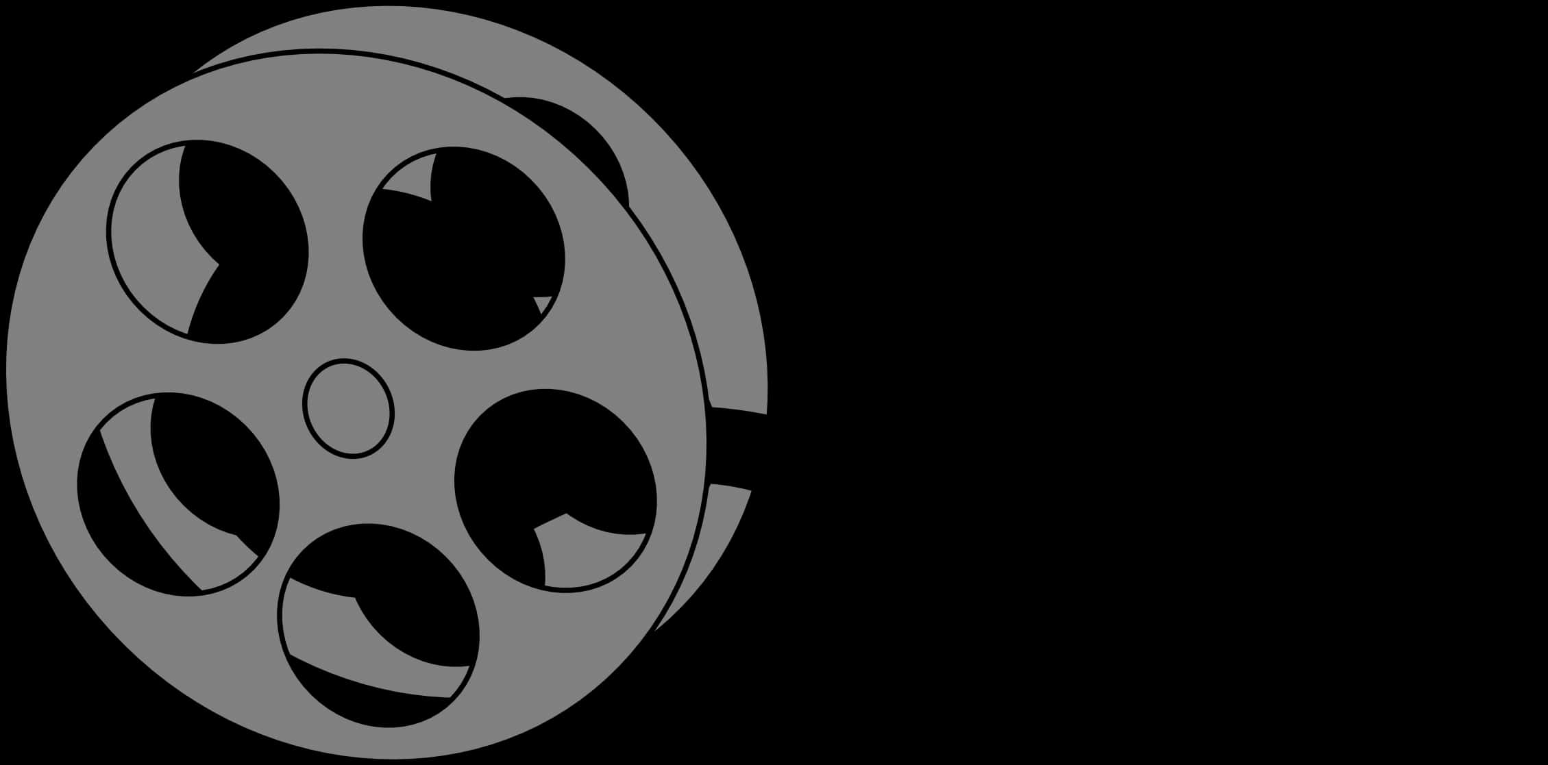Classic Film Reel Icon PNG image