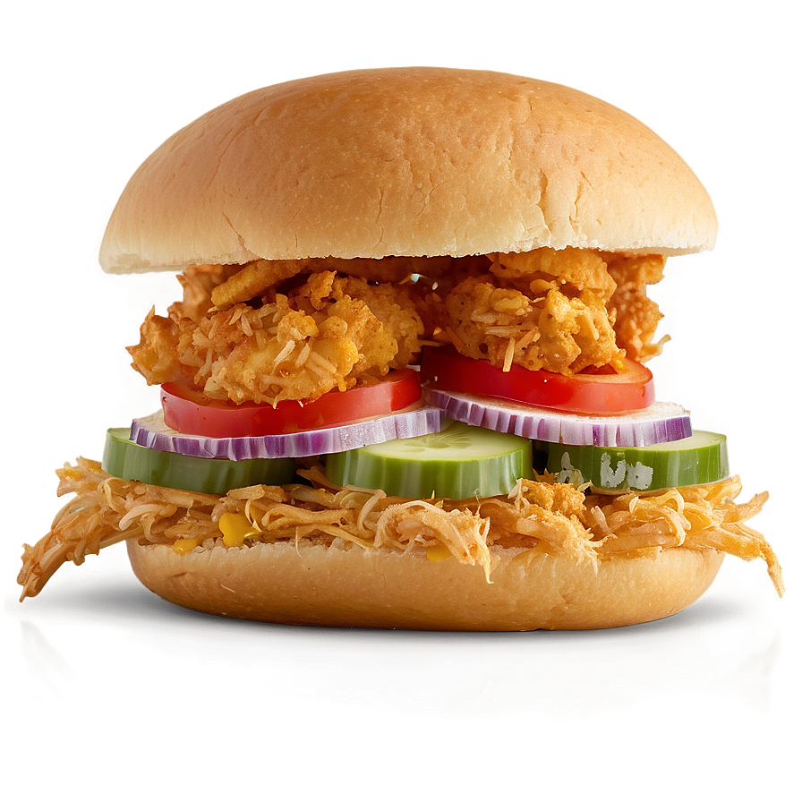 Classic Fried Chicken Sandwich Png 93 PNG image