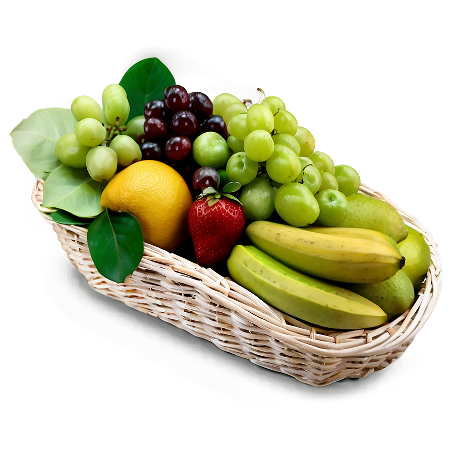 Classic Fruit Basket Png Njc PNG image