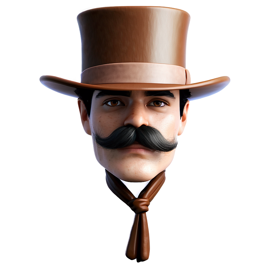 Classic Gentleman Mustache Png 05042024 PNG image