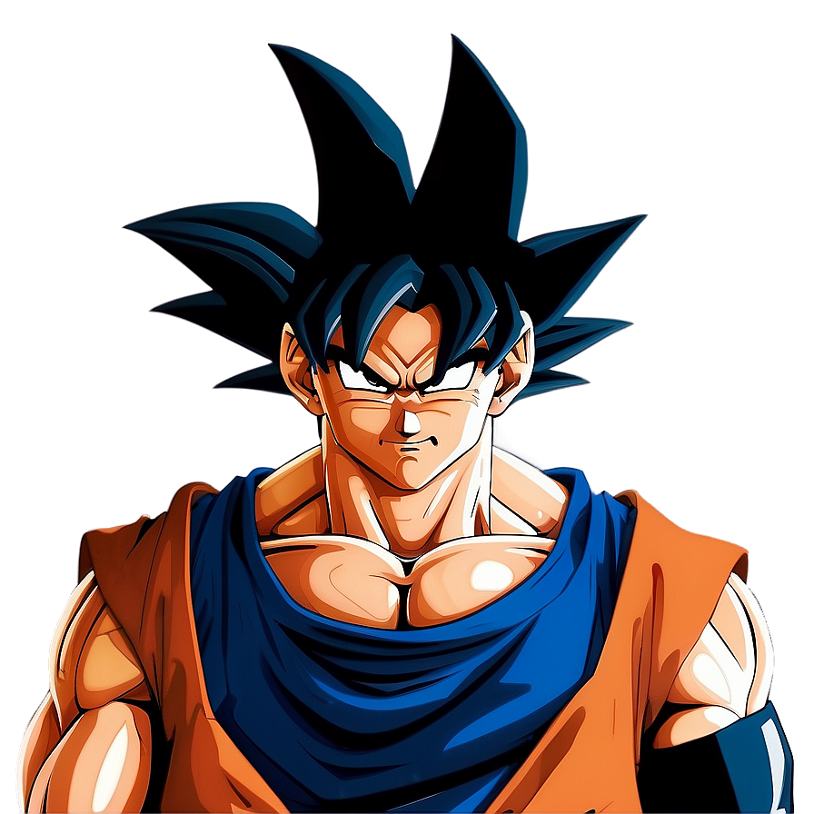 Classic Goku Hair Outline Png Jji92 PNG image