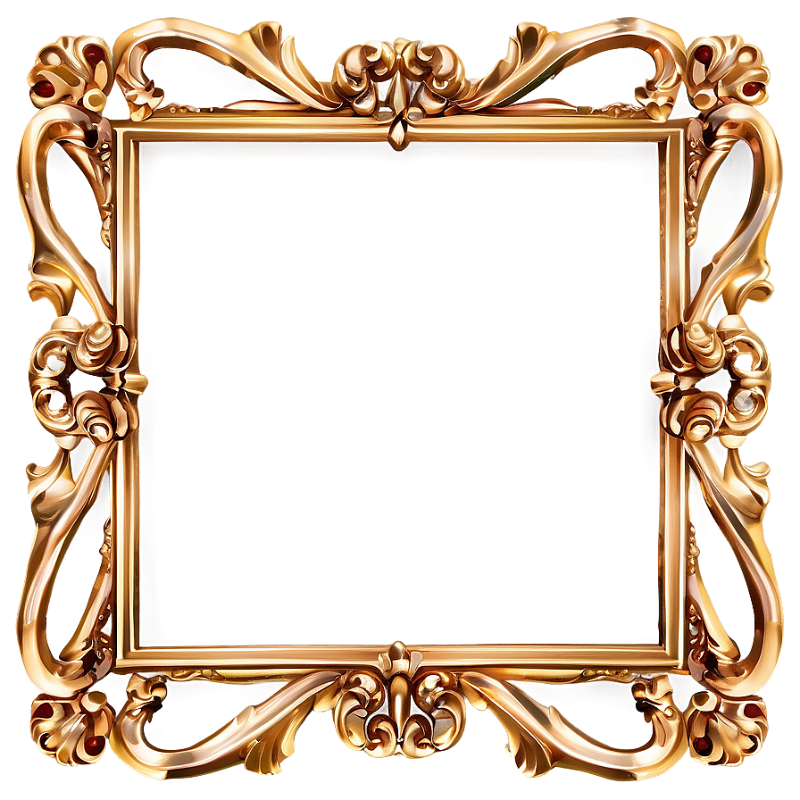 Classic Gold Frame Border Png 63 PNG image