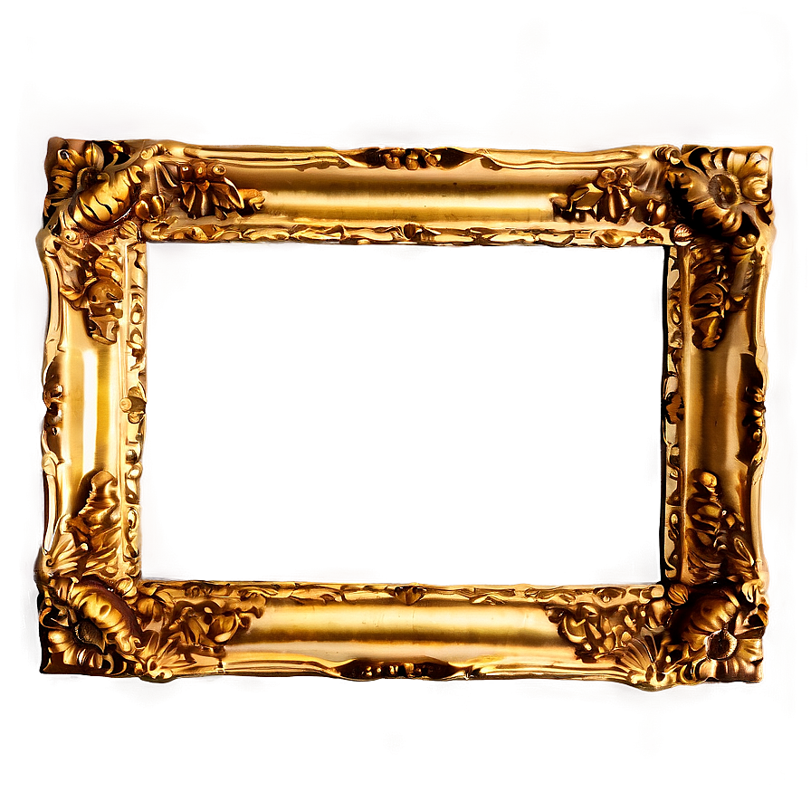 Classic Golden Frame Png Iyk PNG image
