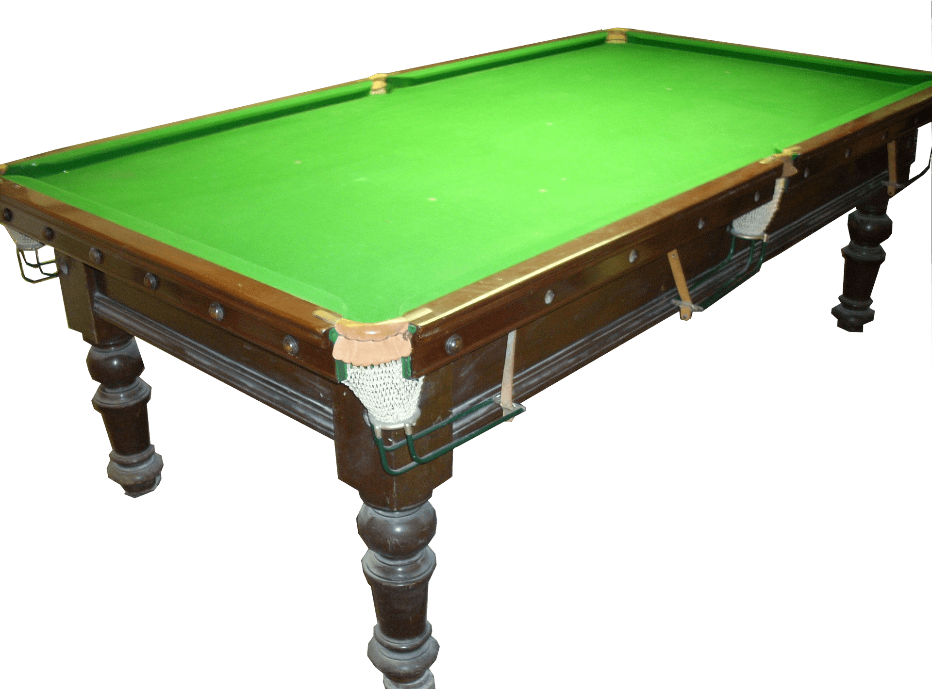 Classic Green Pool Table PNG image