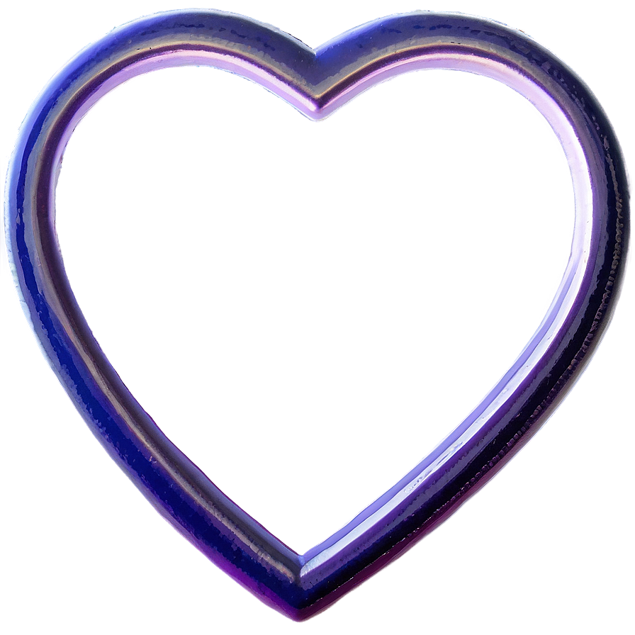 Classic Heart Outline Png Ner61 PNG image