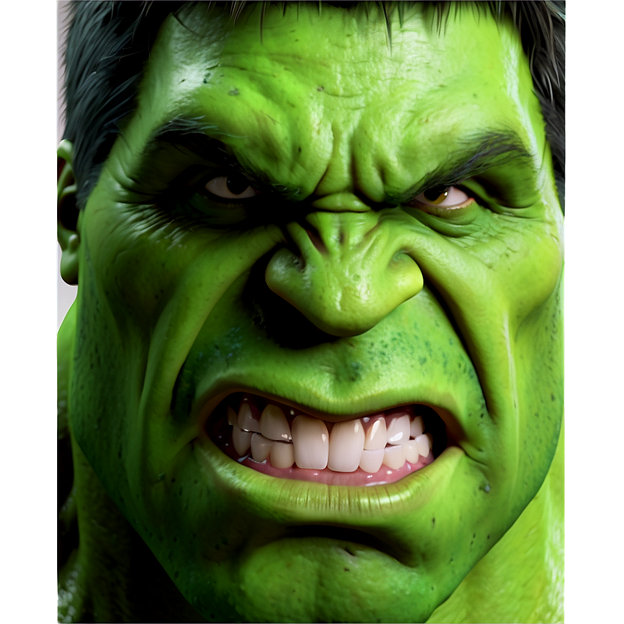 Classic Hulk Face Png 49 PNG image