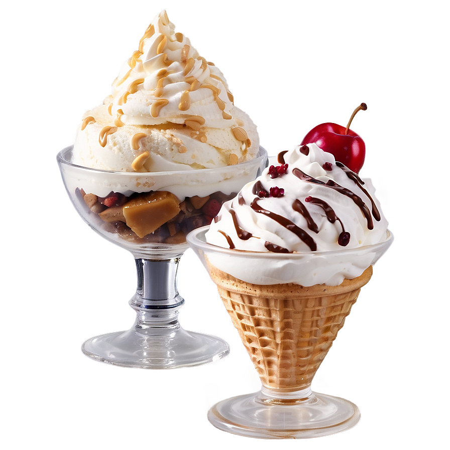 Classic Ice Cream Sundae Png 06282024 PNG image