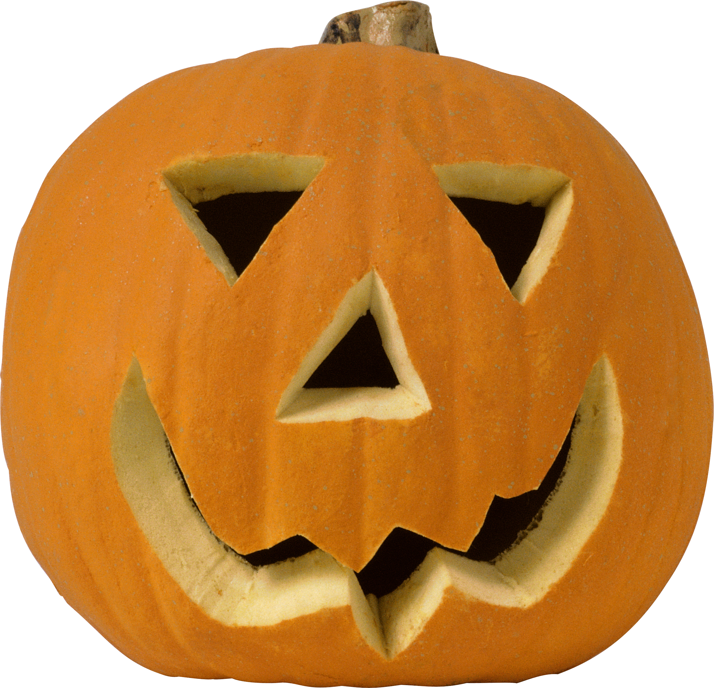 Classic Jack O Lantern Pumpkin PNG image