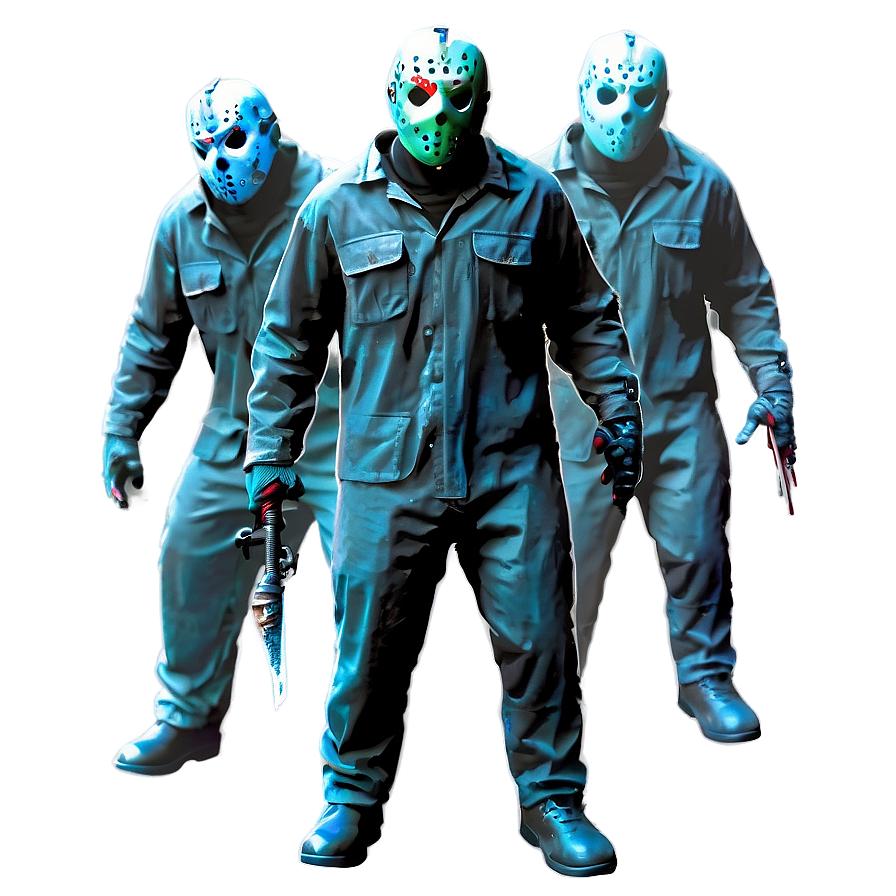 Classic Jason Voorhees Pose Png 05062024 PNG image