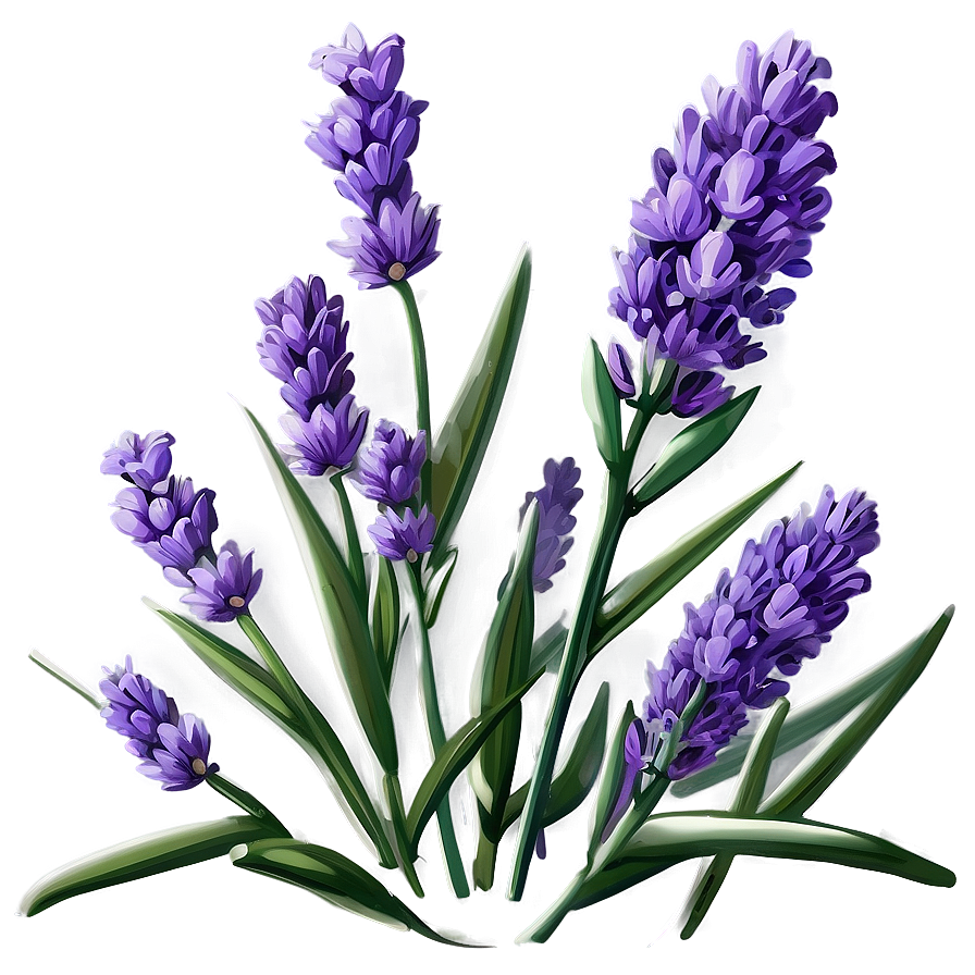 Classic Lavender Illustration Png Sks PNG image