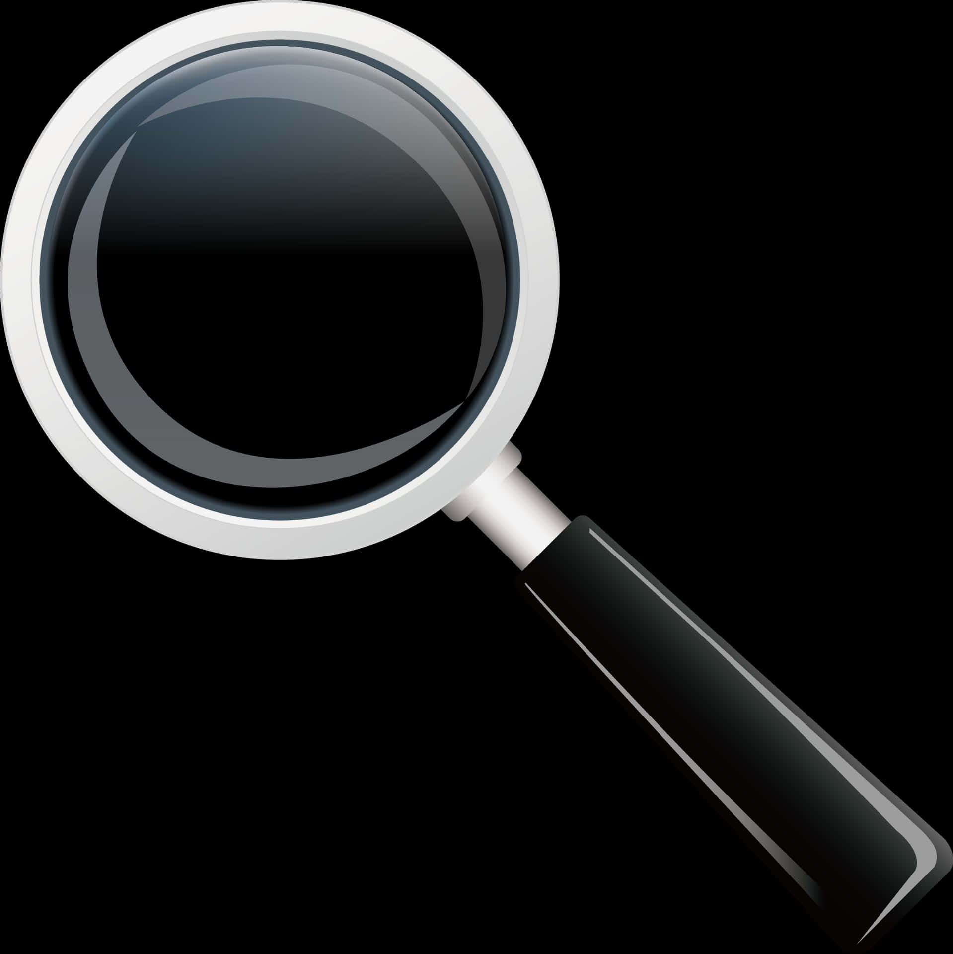 Classic Magnifying Glass Icon PNG image