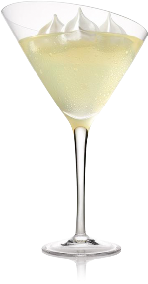 Classic Martini Cocktail Glass PNG image