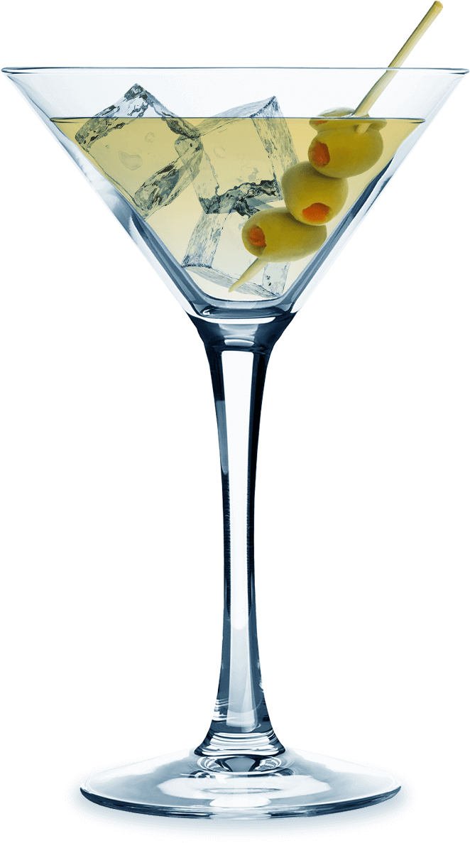 Classic Martiniwith Olives PNG image