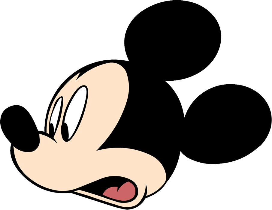 Classic Mickey Mouse Profile PNG image