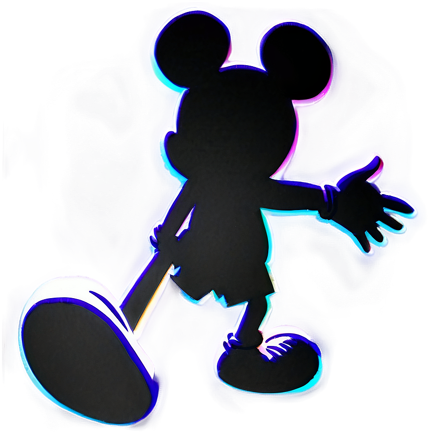 Classic Mickey Mouse Shadow Png 79 PNG image